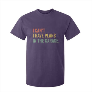 I Cant I Have Plans In The Garage T Shirt For Kid Funny Car Mechanics Father's Day TS11 Purple Print Your Wear