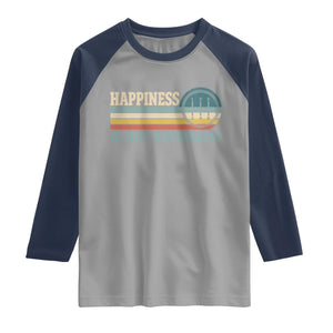 Happiness Is Not Automatic 5 Speed Manual Transmission Car Raglan Shirt