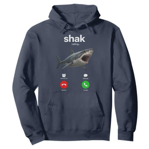 Shark Calling Meme Mispelled Shak Incoming Call Humor Hoodie