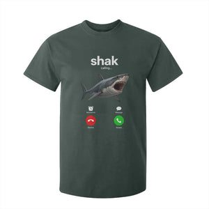 Shark Calling Meme Mispelled Shak Incoming Call Humor T Shirt For Kid