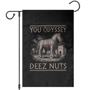 You Odyssey Deez Nuts Funny Trojan Horse Garden Flag Inappropriate Adult Humor Ancient Greek