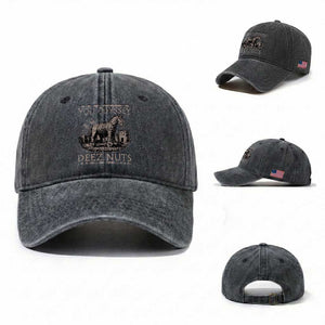 You Odyssey Deez Nuts Funny Trojan Horse Washed Cotton Baseball Cap Inappropriate Adult Humor Ancient Greek