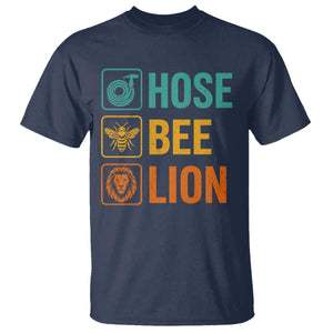 Hose Bee Lion Funny Meme Word Pun Retro T Shirt