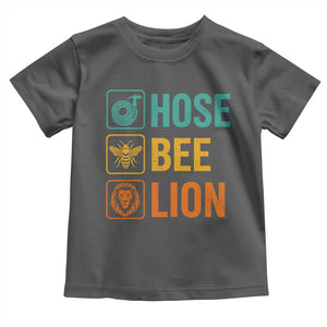 Hose Bee Lion Funny Meme Word Pun Retro Toddler T Shirt