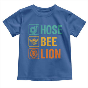 Hose Bee Lion Funny Meme Word Pun Retro Toddler T Shirt