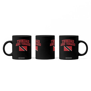 Trinidad And Tobago Athletic Throwback Design Coffee Mug Vintage Trinidadian Flag