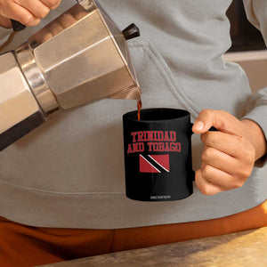 Trinidad And Tobago Athletic Throwback Design Coffee Mug Vintage Trinidadian Flag