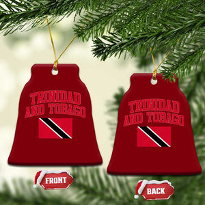 Trinidad And Tobago Athletic Throwback Design Ceramic Ornament Vintage Trinidadian Flag