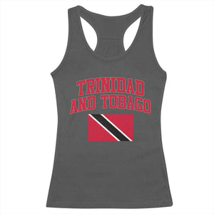 Trinidad And Tobago Athletic Throwback Design Racerback Tank Top Vintage Trinidadian Flag