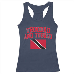 Trinidad And Tobago Athletic Throwback Design Racerback Tank Top Vintage Trinidadian Flag