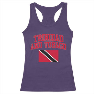 Trinidad And Tobago Athletic Throwback Design Racerback Tank Top Vintage Trinidadian Flag