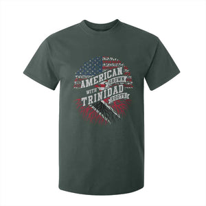 American Grown WIth Trinidad Roots T Shirt For Kid Proud Trinidadian and Tobagonian Americans