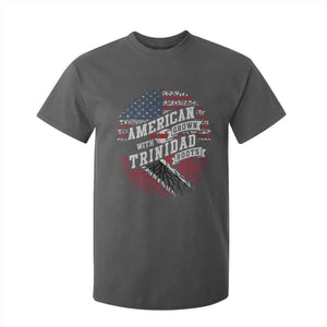 American Grown WIth Trinidad Roots T Shirt For Kid Proud Trinidadian and Tobagonian Americans