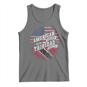 American Grown WIth Trinidad Roots Tank Top Proud Trinidadian and Tobagonian Americans