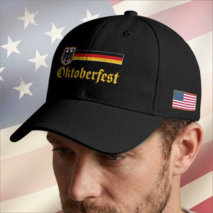Oktoberfest German Bundesadler Coat of Arms Baseball Cap Bavarian Drinking Festival
