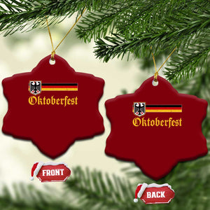 Oktoberfest German Bundesadler Coat of Arms Ceramic Ornament Bavarian Drinking Festival