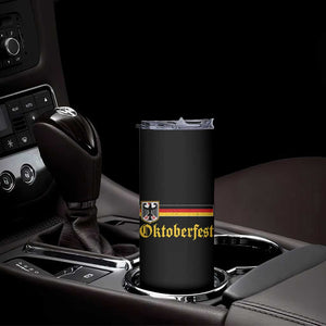Oktoberfest German Bundesadler Coat of Arms Skinny Tumbler Bavarian Drinking Festival