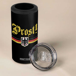 Prost Oktoberfest Beer Drinking 4 in 1 Can Cooler Tumbler German Flag Bundesadler Coat of Arms