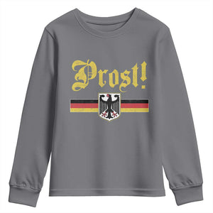 Prost Oktoberfest Beer Drinking Youth Sweatshirt German Flag Bundesadler Coat of Arms