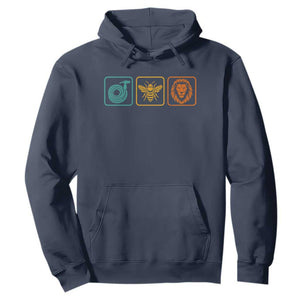 Hose Bee Lion Icons Funny Meme Retro Hoodie