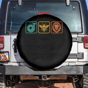 Hose Bee Lion Icons Funny Meme Retro Spare Tire Cover