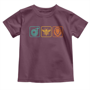 Hose Bee Lion Icons Funny Meme Retro Toddler T Shirt