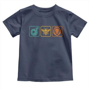 Hose Bee Lion Icons Funny Meme Retro Toddler T Shirt