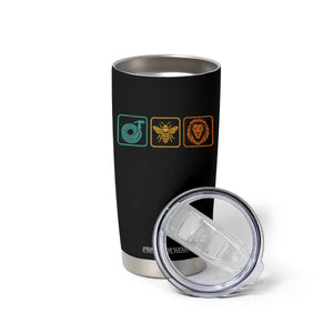 Hose Bee Lion Icons Funny Meme Retro Tumbler Cup