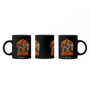 Funny Halloween Bigfoot Coffee Mug Bruh Spooky Mummy Sasquatch Jack O Lantern TS11 Print Your Wear