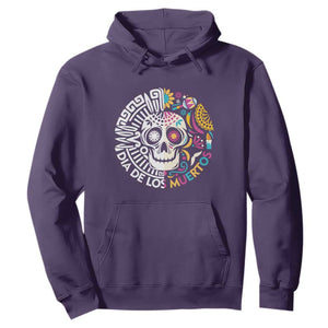 Day Of The Dead Hoodie Dia De Los Muertos Sugar Skull Mexican TS11 Purple Print Your Wear