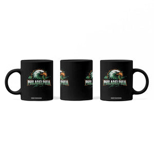 PFE Football Lover Coffee Mug Vintage Green Splash Sport Fan Game Day TS11 Print Your Wear