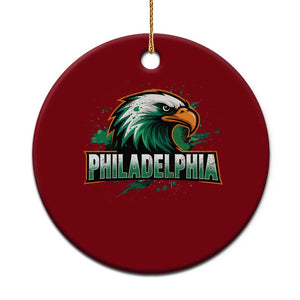 PFE Football Lover Ceramic Ornament Vintage Green Splash Sport Fan Game Day TS11 1pc Red Print Your Wear
