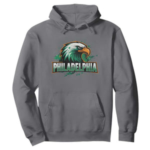 PFE Football Lover Hoodie Vintage Green Splash Sport Fan Game Day TS11 Charcoal Print Your Wear