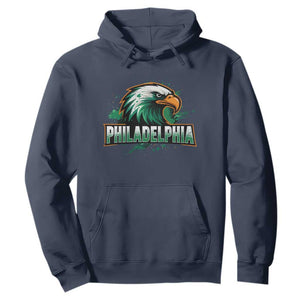 PFE Football Lover Hoodie Vintage Green Splash Sport Fan Game Day TS11 Navy Print Your Wear