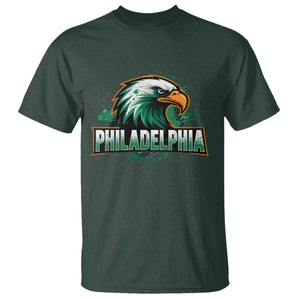 PFE Football Lover T Shirt Vintage Green Splash Sport Fan Game Day TS11 Dark Forest Green Print Your Wear