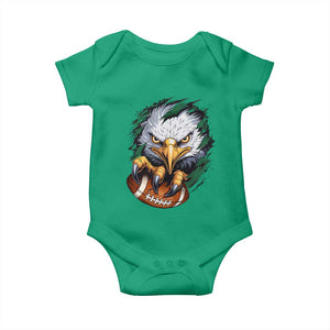 Philadelphia Fan Baby Onesie Green Eagles Sport Game Day TS11 Irish Green Print Your Wear