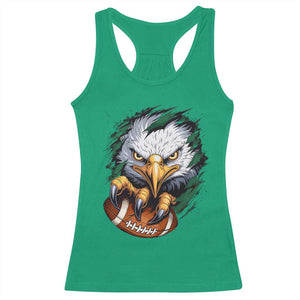 Philadelphia Fan Racerback Tank Top Green Eagles Sport Game Day TS11 Irish Green Print Your Wear
