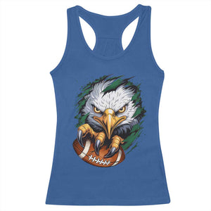 Philadelphia Fan Racerback Tank Top Green Eagles Sport Game Day TS11 Royal Blue Print Your Wear