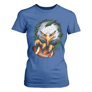 Philadelphia Fan T Shirt For Women Green Eagles Sport Game Day TS11 Royal Blue Print Your Wear