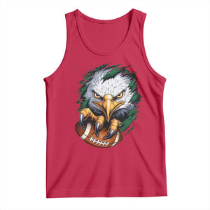 Philadelphia Fan Tank Top Green Eagles Sport Game Day TS11 Red Print Your Wear