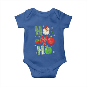 Funny Christmas Santa Ho Ho Ho 67 Baby Onesie Six Seven Meme 6 7 Xmas Bauble TS11 Royal Blue Print Your Wear
