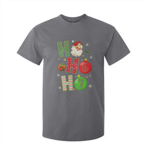 Funny Christmas Santa Ho Ho Ho 67 T Shirt For Kid Six Seven Meme 6 7 Xmas Bauble TS11 Charcoal Print Your Wear