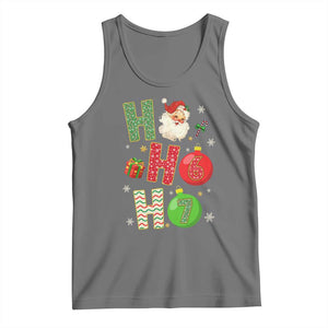 Funny Christmas Santa Ho Ho Ho 67 Tank Top Six Seven Meme 6 7 Xmas Bauble TS11 Black Heather Print Your Wear