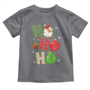 Funny Christmas Santa Ho Ho Ho 67 Toddler T Shirt Six Seven Meme 6 7 Xmas Bauble TS11 Charcoal Print Your Wear