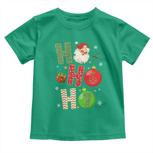 Funny Christmas Santa Ho Ho Ho 67 Toddler T Shirt Six Seven Meme 6 7 Xmas Bauble TS11 Irish Green Print Your Wear