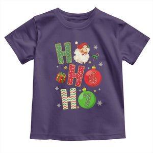 Funny Christmas Santa Ho Ho Ho 67 Toddler T Shirt Six Seven Meme 6 7 Xmas Bauble TS11 Purple Print Your Wear