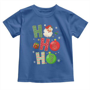 Funny Christmas Santa Ho Ho Ho 67 Toddler T Shirt Six Seven Meme 6 7 Xmas Bauble TS11 Royal Blue Print Your Wear