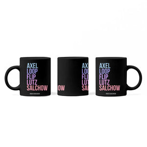 Figure Skating Lovers Coffee Mug Funny Axel Loop Flip Lutz Salchow TS11 Print Your Wear
