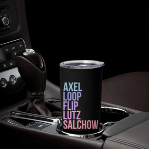 Figure Skating Lovers Tumbler Cup Funny Axel Loop Flip Lutz Salchow TS11 Print Your Wear