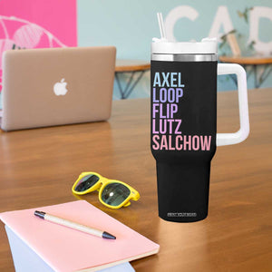 Figure Skating Lovers Tumbler With Handle Funny Axel Loop Flip Lutz Salchow TS11 Print Your Wear